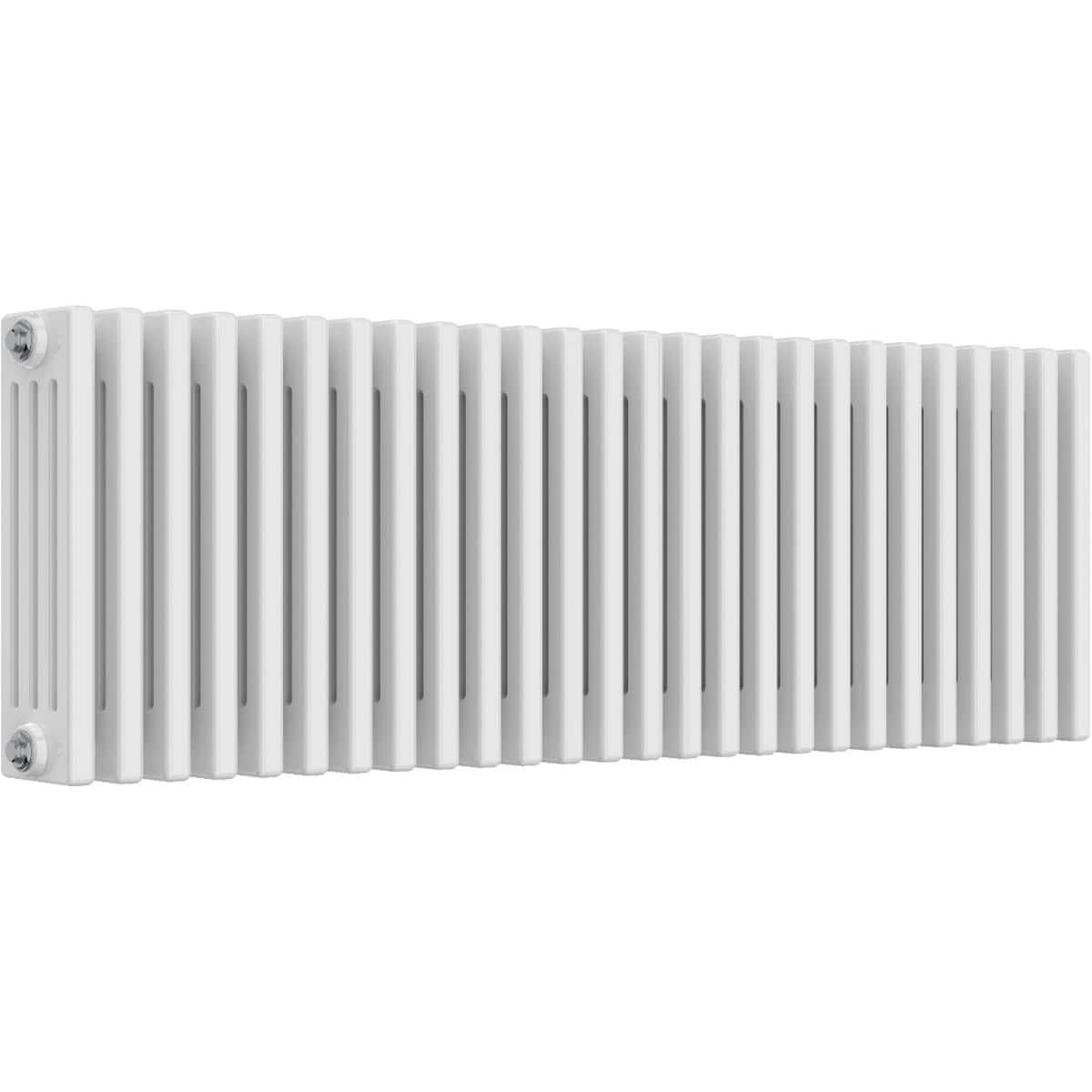 Aquarius Bathrooms Column Radiator Aquarius Foundry Horizontal 4 Column Radiator in White