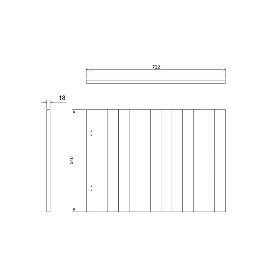 UK Bathroom Store Bath Panel Burlington Arundel Bath End Panel