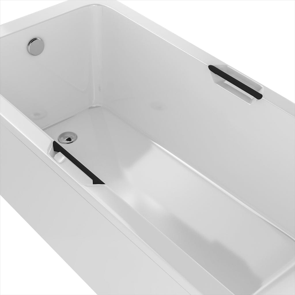 Eastbrook Bath Accessories Matt Black Eastbrook Portland Twin Hand Grips