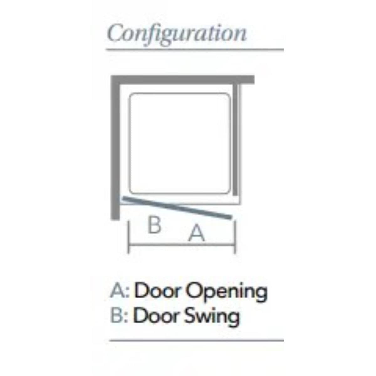 Merlyn Hinged Shower Door Merlyn Series 8 Hinged Shower Door