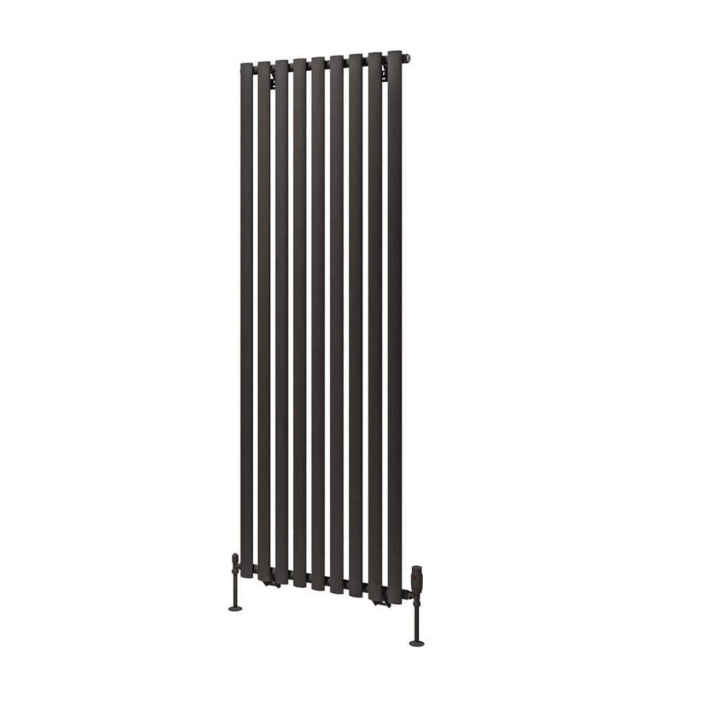 Eastbrook Designer Towel Radiator Eastbrook Tunstall Straight Vertical Designer Radiator in Matt Anthracite