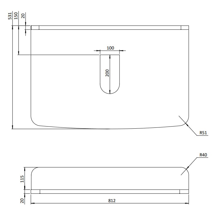 Burlington Floor Standing Vanity Unit Burlington Guild Floor Standing 850mm Vanity Unit with Worktop