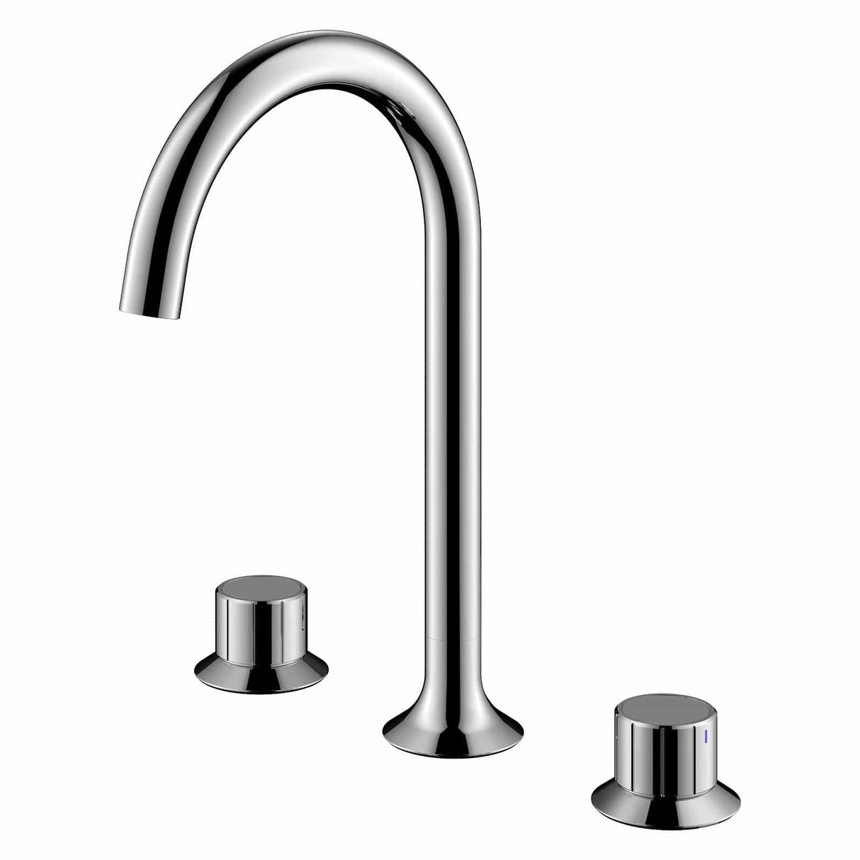 Flova 3 Tap Hole Basin Set Flova Moonlight 3 Hole Deck Mounted Basin Mixer Tap