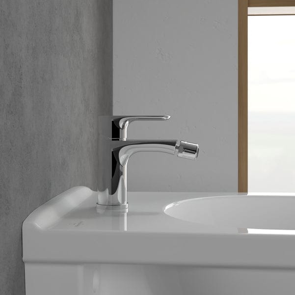 Villeroy & Boch Bidet Tap Villeroy & Boch O.Novo Single Lever Bidet Mixer Tap in Chrome