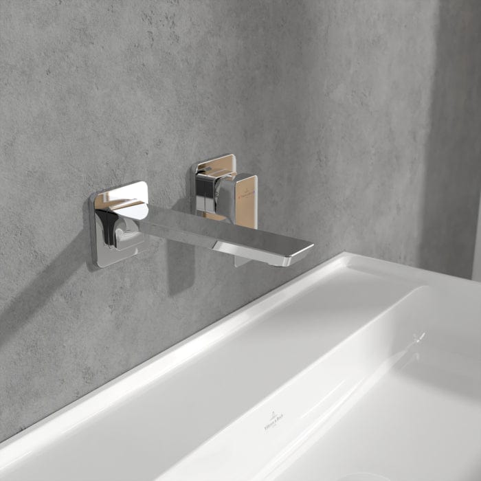 Villeroy & Boch Wall Mounted Basin Tap Chrome Villeroy & Boch Subway 3.0 Wall Mounted Basin Mixer Tap