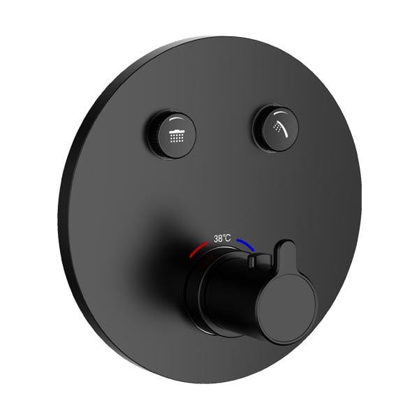 Flova Concealed Shower Valve Flova Moonlight Round 2 Outlet GoClick Finishing Set