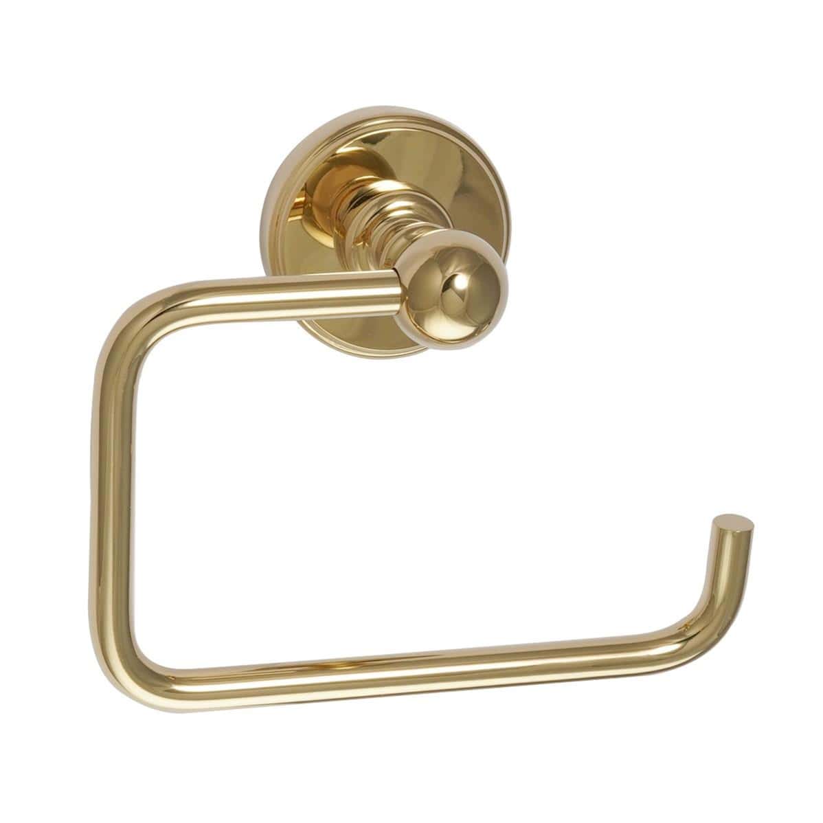 JTP Toilet Roll Holder Polished Gold JTP Grosvenor Toilet Roll Holder