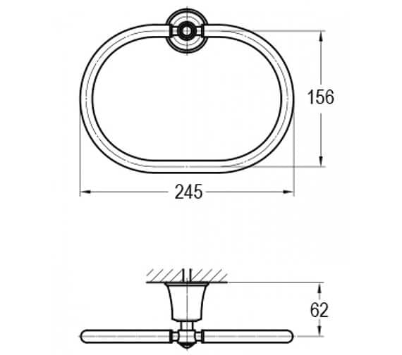 Flova Flova Liberty Towel Ring