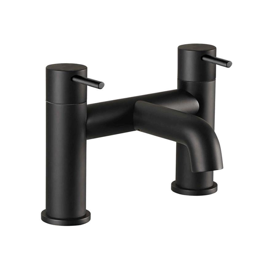 JTP Bath Mixer Matt Black JTP VOS Bath Filler Tap