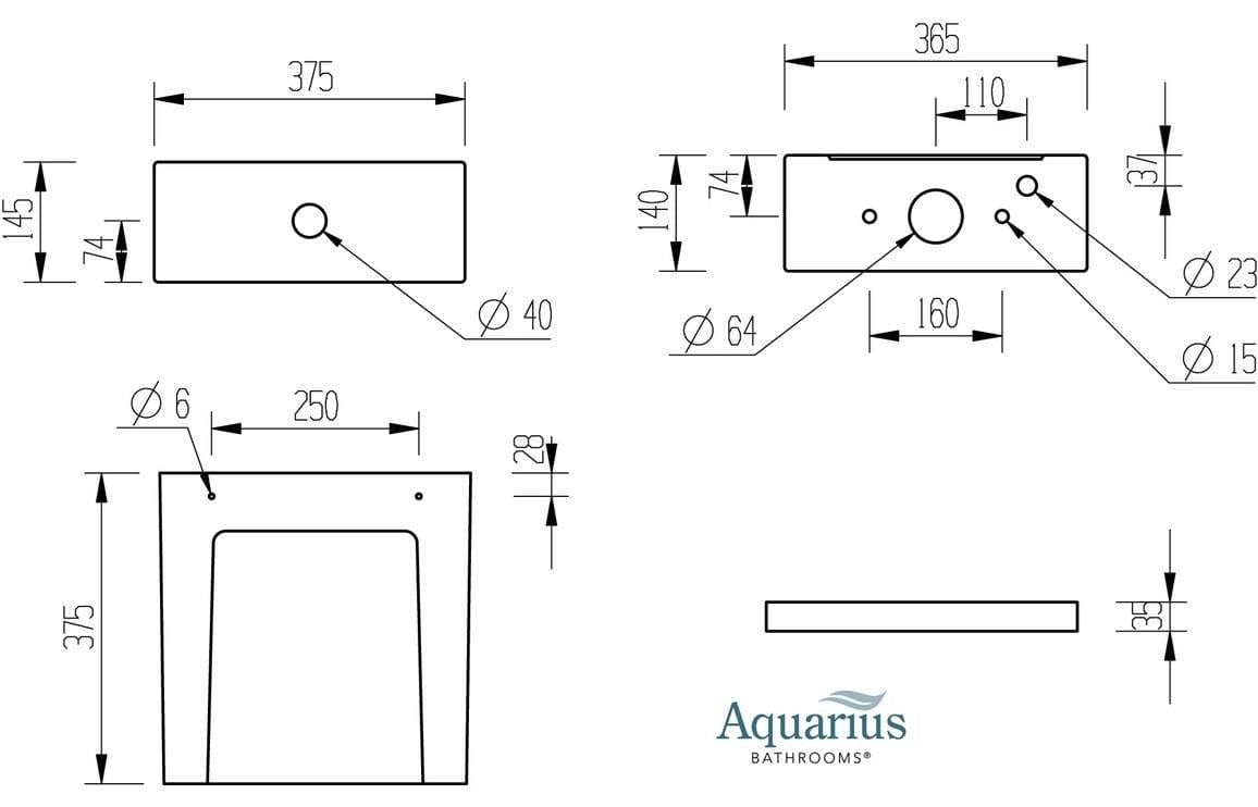 Aquarius Close Coupled Toilet Aquarius Emma Rimless Close Coupled Fully Shrouded WC and Soft Close Seat