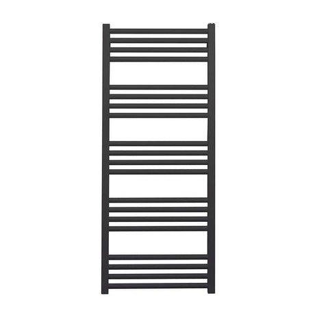 Crosswater Ladder Rail 1140 x 480mm / Central Heating Crosswater MPRO Designer Vertical Towel Radiator in Matt Black