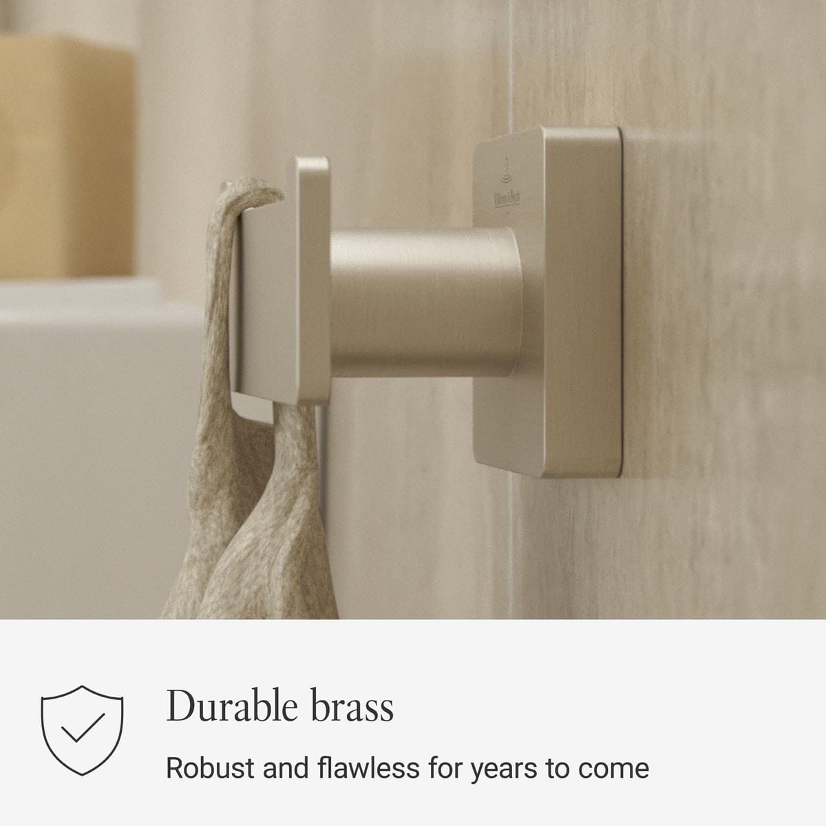 Villeroy & Boch Robe Hook Villeroy & Boch Elements - Striking Double Towel Hook