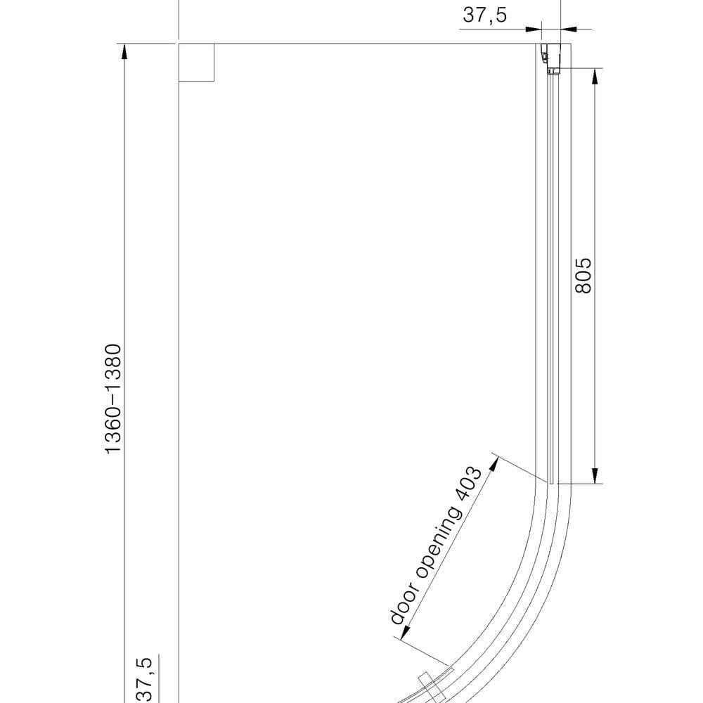 Eastbrook Vantage 2000 Quadrant Shower Enclosure