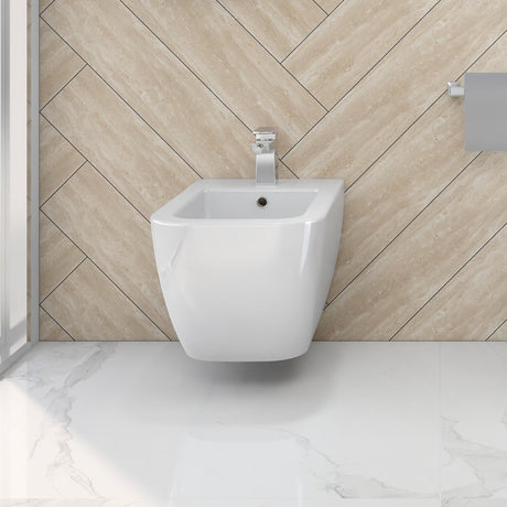 Imex Bidet Imex Essence Wall Hung Bidet in Gloss White