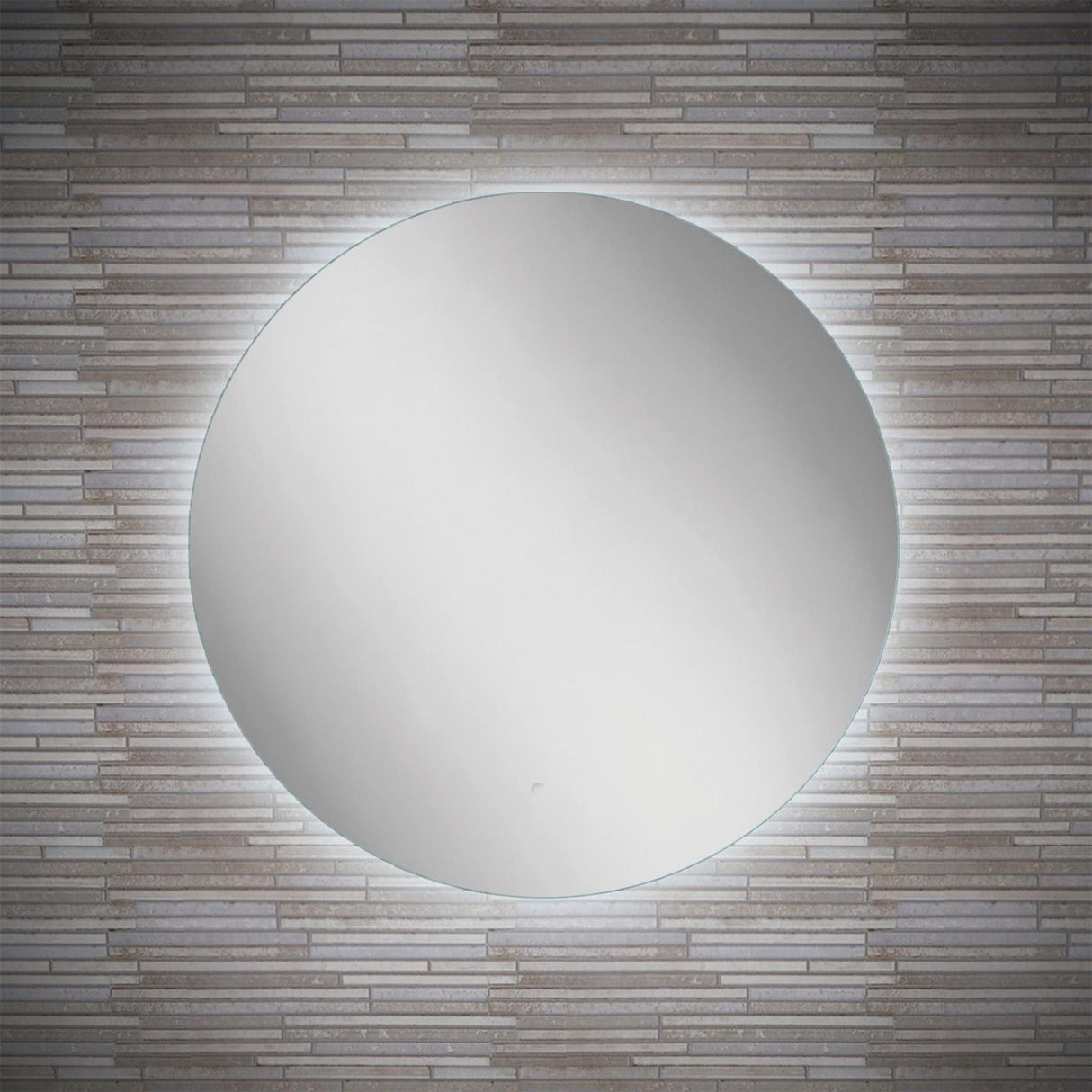 HiB Illuminated Mirror HiB Theme Round LED Illuminated Mirror