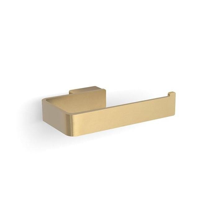 HiB Toilet Roll Holder Brushed Brass HiB Atto Toilet Roll Holder