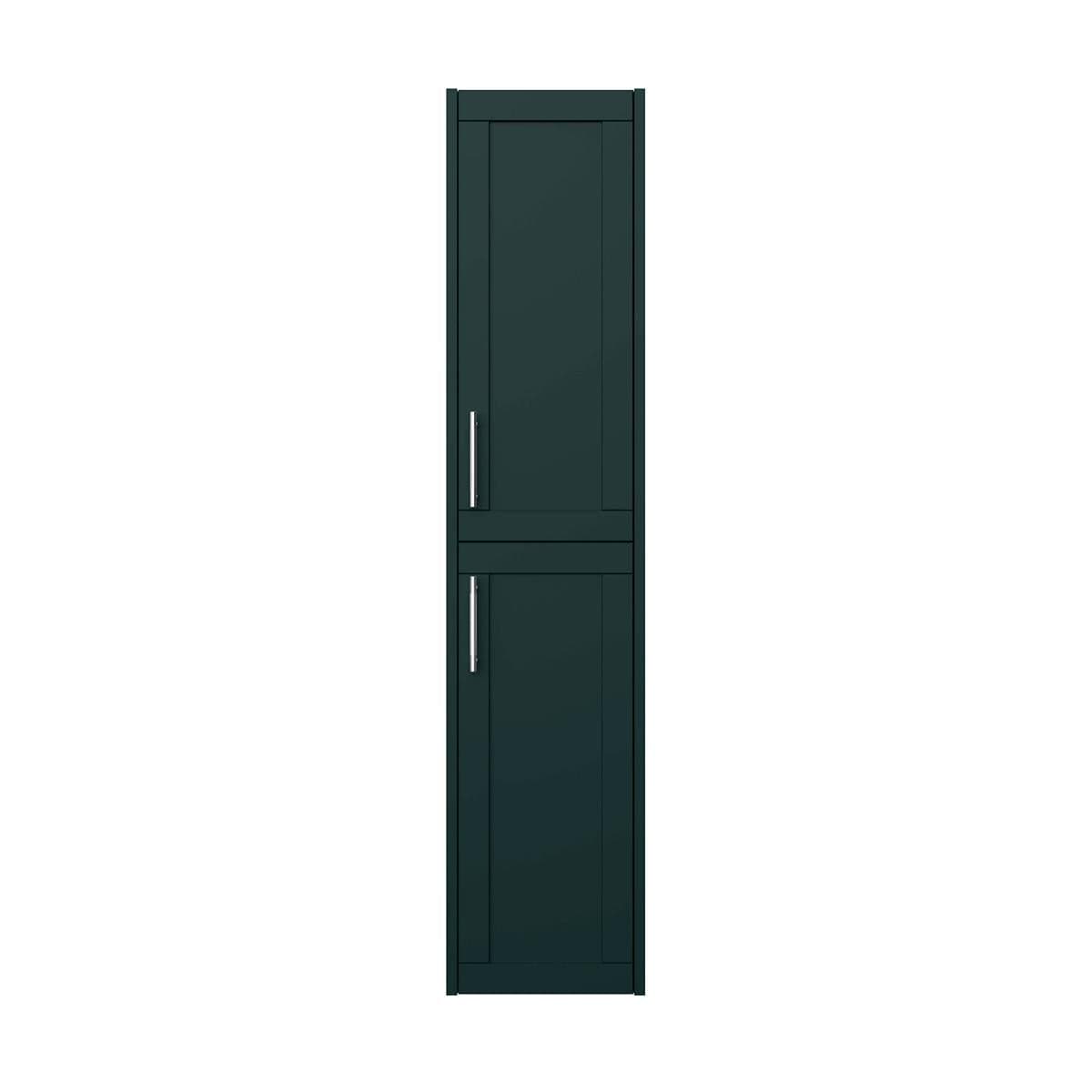 Heritage Storage Unit Classic Green Heritage Lynton Wall Mounted Tall Cabinet 350mm Wide