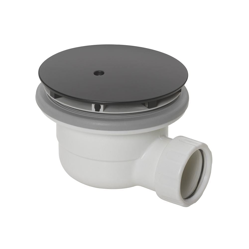 Crosswater Shower Tray Waste Matt Black Crosswater Hi Flow 90mm Shower Waste