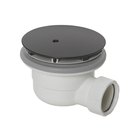 Crosswater Shower Tray Waste Matt Black Crosswater Hi Flow 90mm Shower Waste