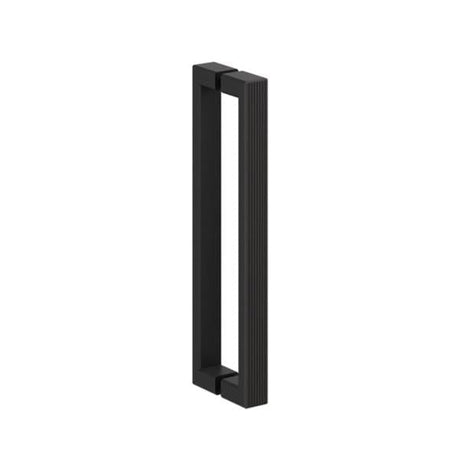 Crosswater Shower Door Handle Matt Black / Fluted Crosswater Asura 8mm Shower Door Handle