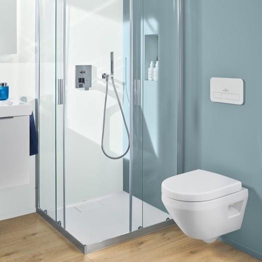 Villeroy & Boch Square Shower Tray Villeroy & Boch Architectura Metalrim Square 900 x 900mm Shower Tray in Alpin White