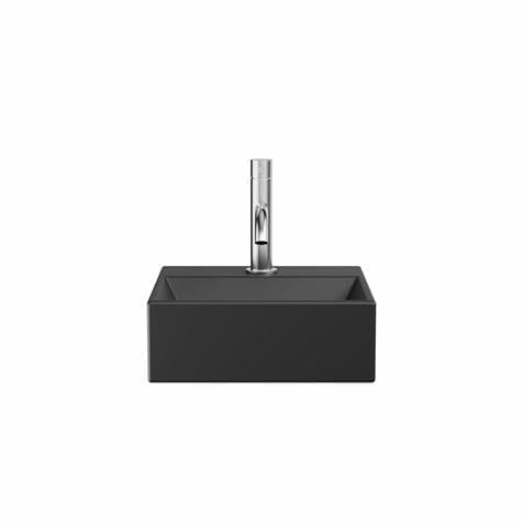 Crosswater Cloakroom Basin Black Matt / 300 x 300mm Crosswater Beck Cloakroom Basin with Waste