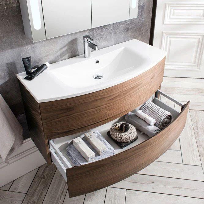 Crosswater Wall Mounted Vanity Unit Crosswater Svelte Wall Hung Vanity Unit with Basin
