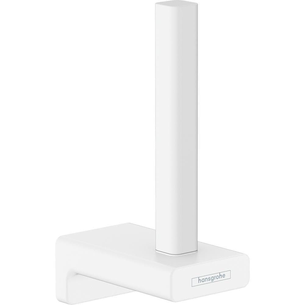 Hansgrohe Toilet Roll Holder Matt White Hansgrohe Addstoris Spare Toilet Roll Holder