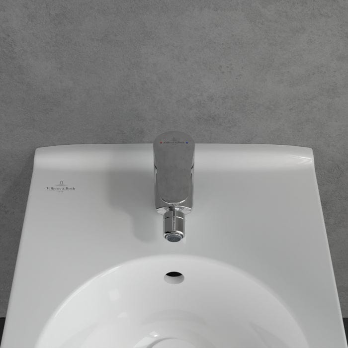 Villeroy & Boch Bidet Tap Villeroy & Boch O.Novo Start Single Lever Bidet Mixer Tap with Pop-Up Waste in Chrome