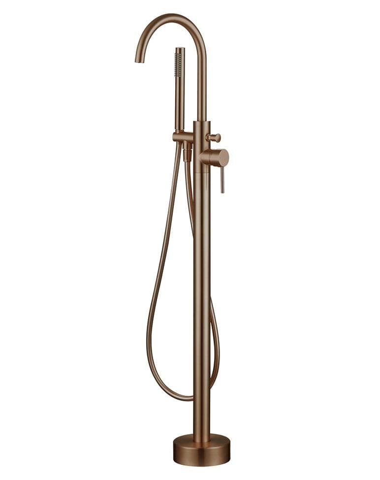 Aquarius Freestanding Bath Filler Aquarius RF-Series Floor Standing Bath Shower Mixer with Shower Kit