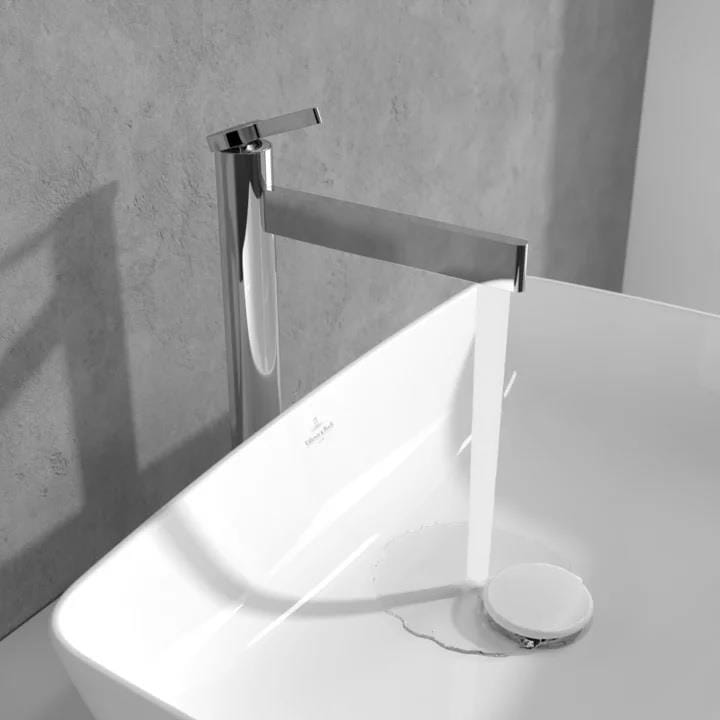Villeroy & Boch Tall Basin Tap Villeroy & Boch Dawn Slim Tall Single-Lever Basin Mixer Tap