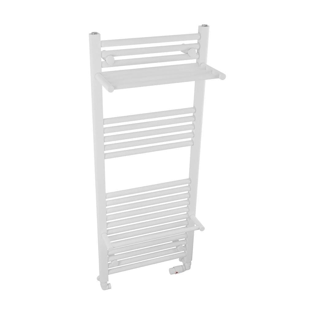 Eastbrook Panel Radiator 1200 x 500 / Electric Only Eastbrook Haddenham Straight Vertical Towel Rail in Matt White