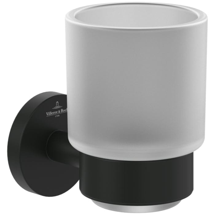 Villeroy & Boch Toothbrush Holder Matt Black Villeroy & Boch Elements - Tender Tumbler Holder