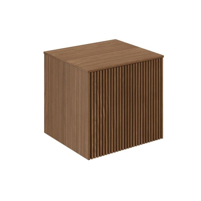 Crosswater Wall Mounted Vanity Unit Royal Walnut / Colour Matched / 500mm Crosswater Limit Wall Mounted Vanity Unit with Worktop