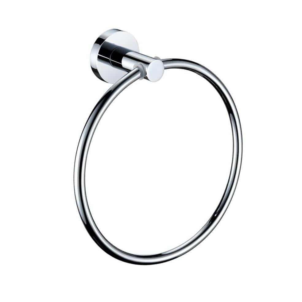 Heritage Towel Rails and Rings Chrome Heritage Lullington Towel Ring