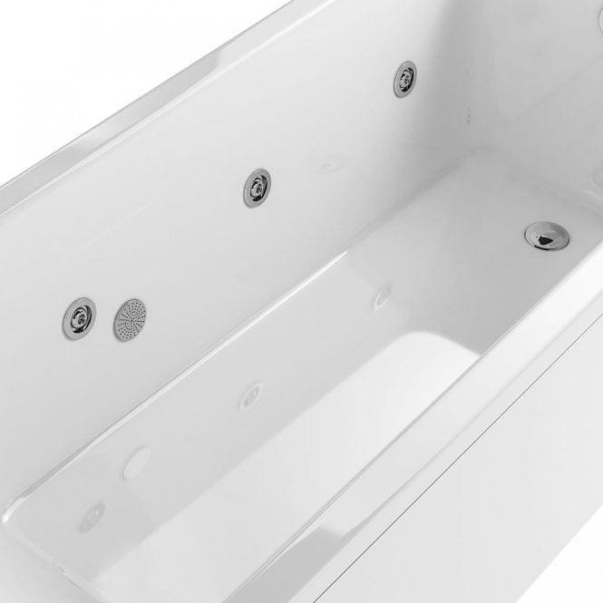 Eastbrook Jacuzzi Whirlpools and Spa Baths Eastbrook Portland Single Ended Beauforte Reinforced Whirlpool Bath - 1700 x 750mm