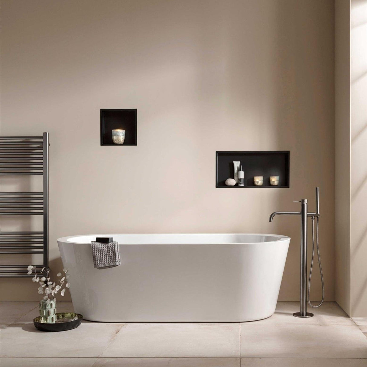 JTP Freestanding Bath Filler JTP VOS Floor Standing Bath Shower Mixer Tap with Kit