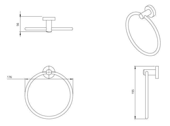 Miller Towel Ring Miller Bond Towel Ring
