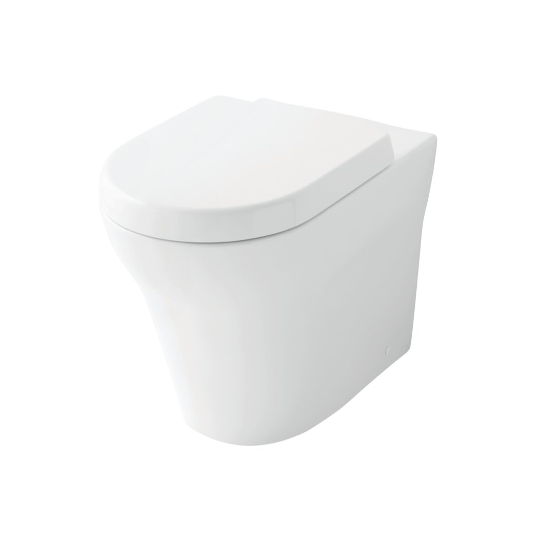TOTO Back To Wall Toilet TOTO MH Back To Wall Rimless Toilet with Tornado Flush and Soft Close Seat