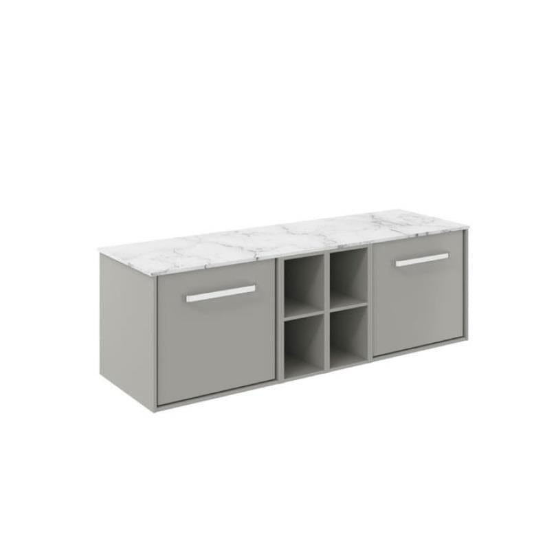 Crosswater Infinity Wall Mounted Vanity Unit with Worktop