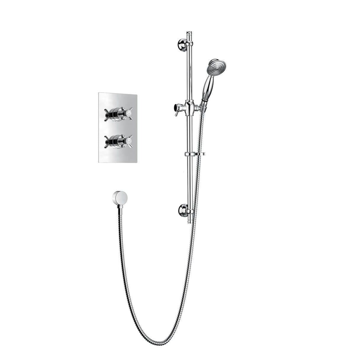 Heritage Dawlish Concealed Shower with Premium Flexible Riser Kit