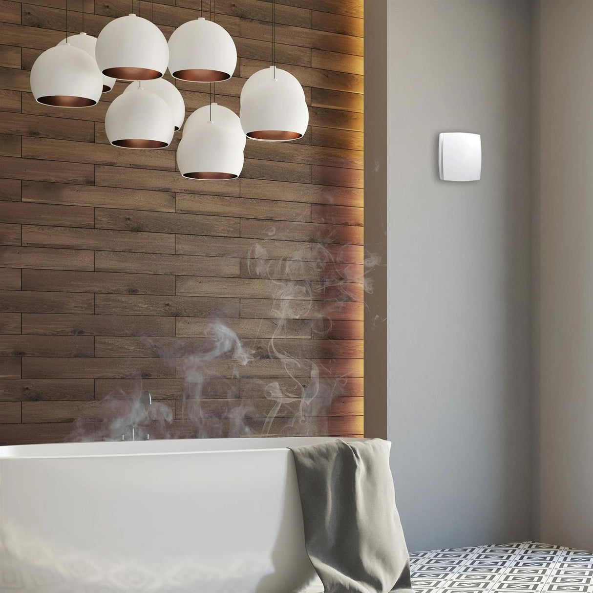 HiB Wall Mounted Fan HiB Breeze Wall Mounted Bathroom Fan