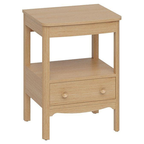 Burlington Floor Standing Vanity Unit Light Oak / Light Oak Burlington Guild Floor Standing 620mm Vanity Unit with Worktop