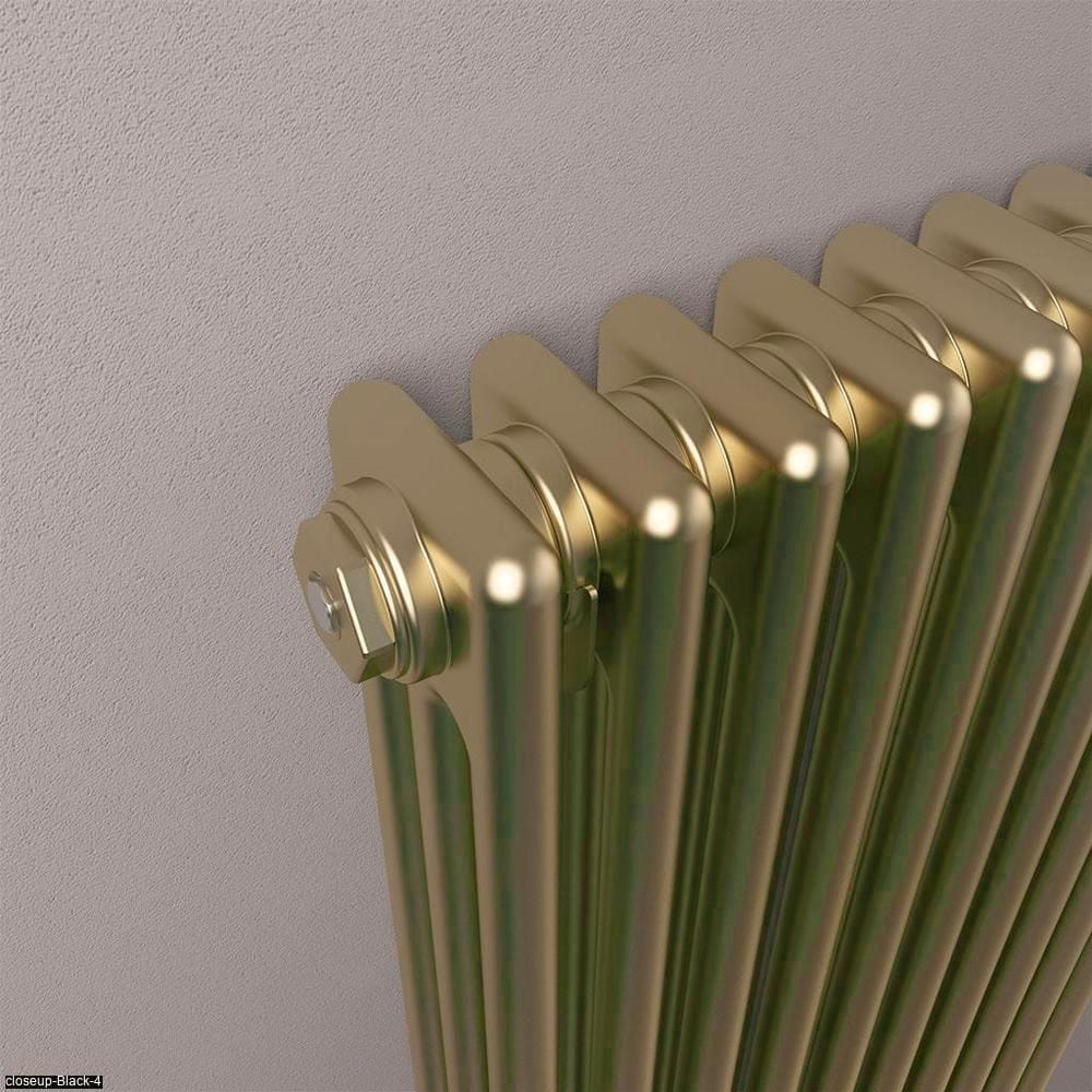 Eastbrook Column Radiator Eastbrook Rivassa Traditional 3 Column Radiator in Bronze Effect