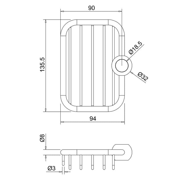 Burlington Soap Dish Burlington Soap Basket in Chrome