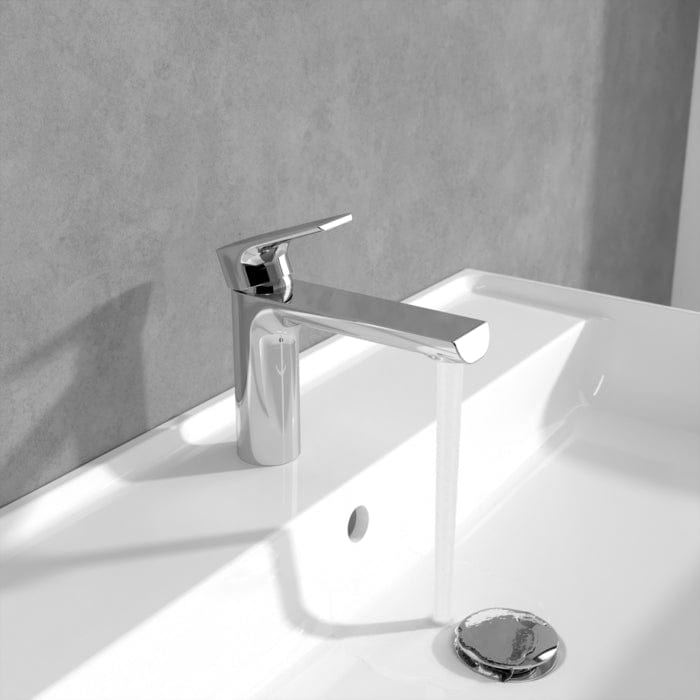 Villeroy & Boch Mono Basin Tap Villeroy & Boch Liberty Single Lever Basin Mixer Tap with Pop-Up Waste in Chrome