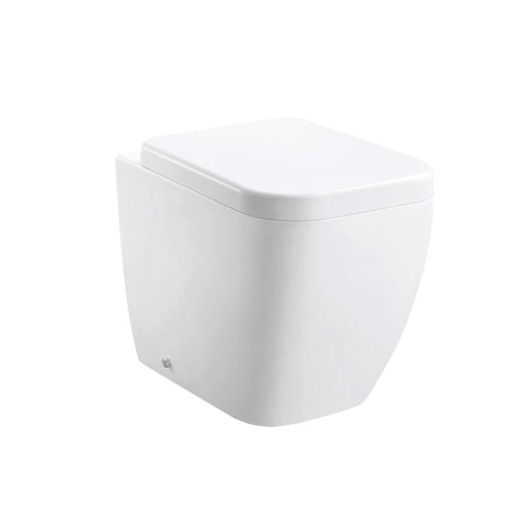 Imex Back to Wall Toilet Imex Essence Back to Wall Rimless Toilet with Soft Close Seat