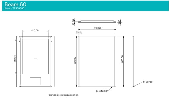 HiB Illuminated Mirror HiB Beam LED Illuminated Mirror