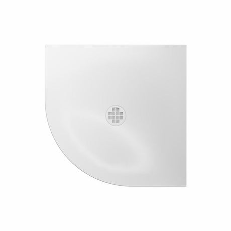Crosswater Quadrant Shower Tray 900 x 900mm / Universal Crosswater Creo Quadrant 25mm Stone Resin Shower Tray with Waste