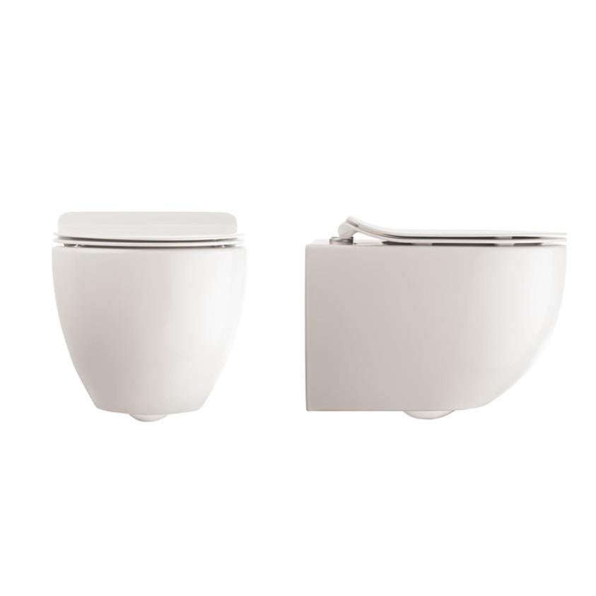 Crosswater Glide II Wall Hung Rimless Toilet with Quick Release Soft Close Seat